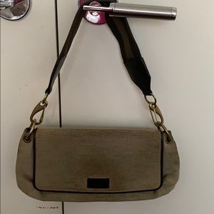 Authentic Gucci canvas handbag